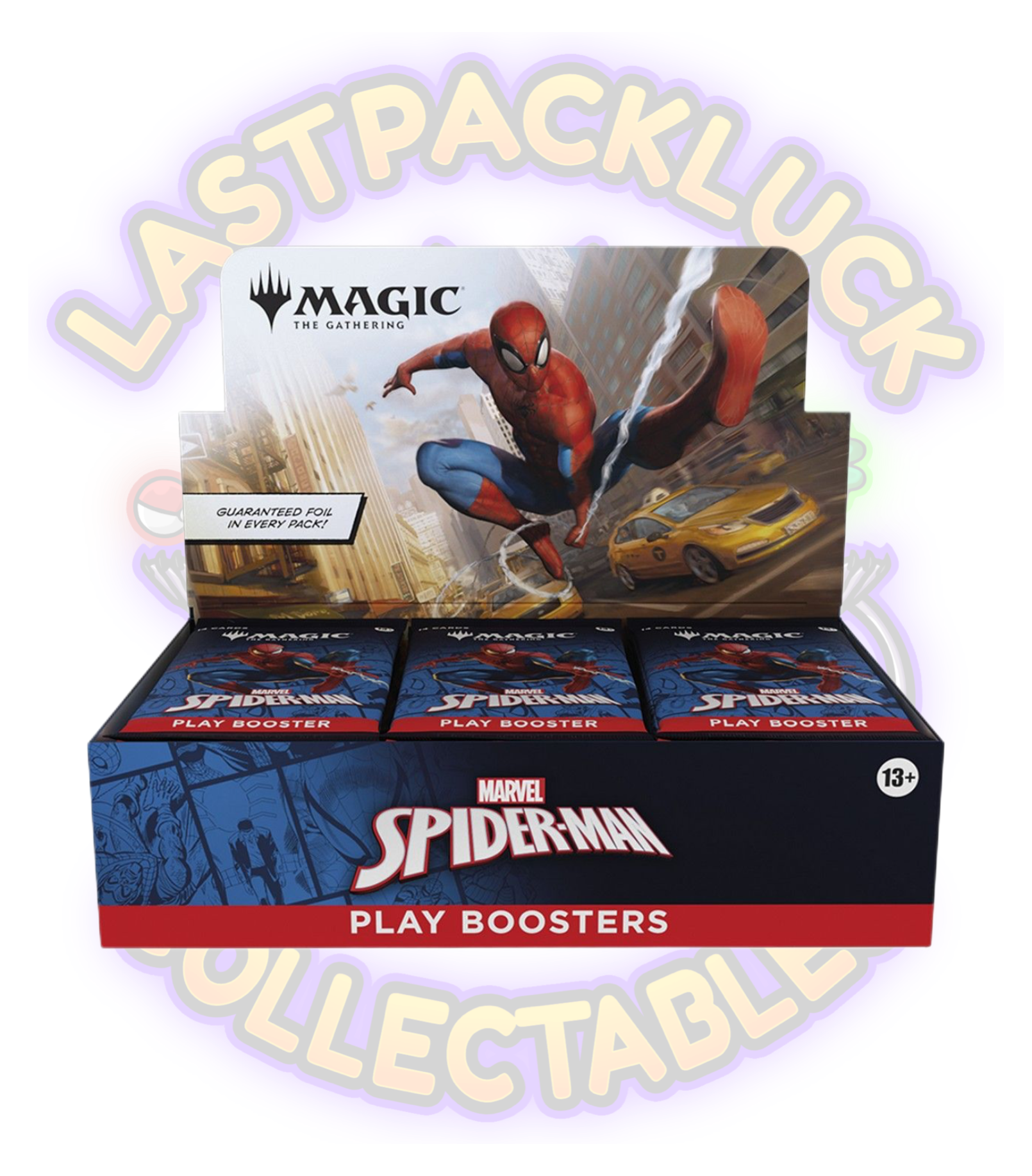 Magic the Gathering: Marvel's Spider-Man - Play Booster Box (30 Packs) Lastpackluck Collectables Ltd Magic the Gathering: Marvel's Spider-Man - Play Booster Box (30 Packs) Lastpackluck Collectables Ltd