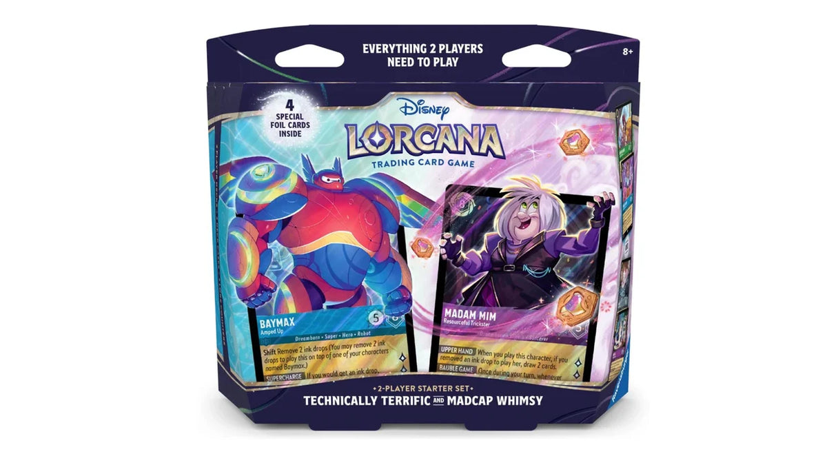 (PRE-ORDER) Disney Lorcana TCG - Set 14 Hyperia City - 2-Player Starter Set