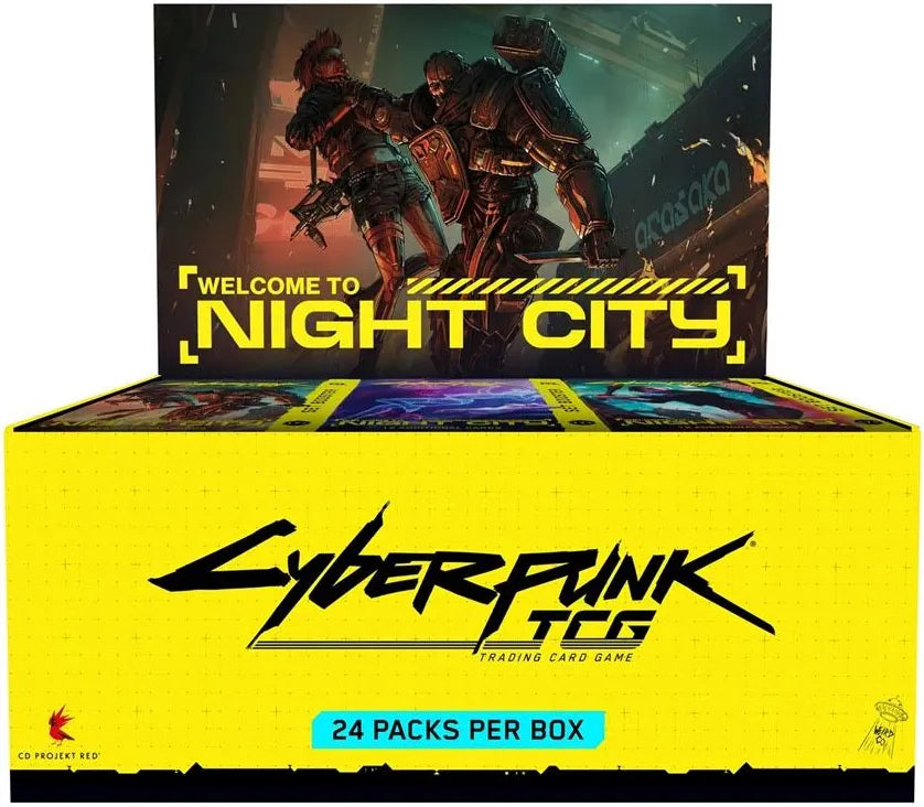 (PRE-ORDER) Cyberpunk TCG - Welcome to Night City Retail Booster Box